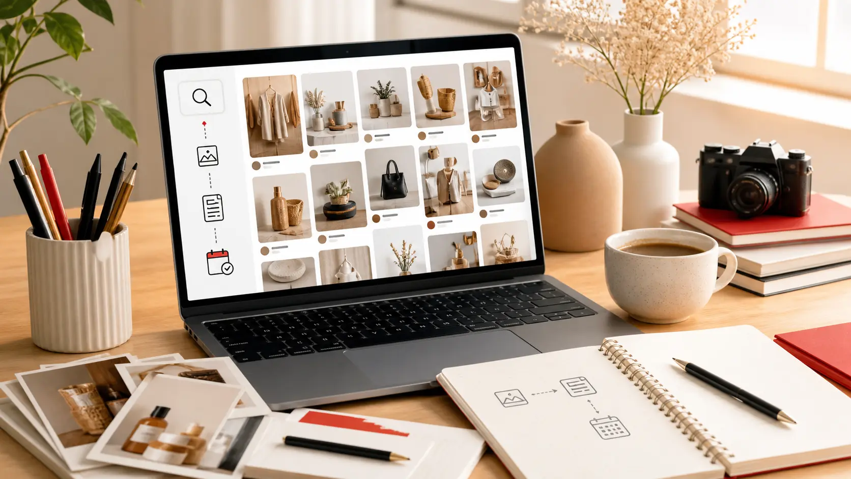 Création de contenu en masse pour Pinterest